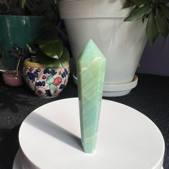 Caribbean Calcite Crystal Meditation Wand  (1) - Picture 3 of 12